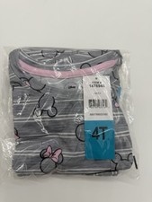 Disney Minnie Mouse 2 Piece Pajama Set Color: Pink/Gray Size: 4T