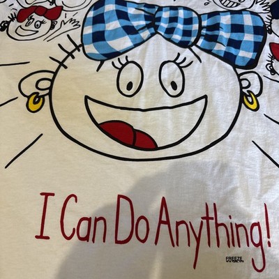 Vintage  I Can Do Anything  Head Said  AOP T Shirt Single Stitch Freeze Sz Xl