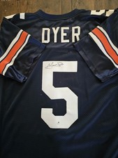 Auburn Tigers #5 Michael Dyer Signed Football Jersey Global Aut BCS 2010 patch