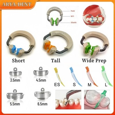 Dental Matrix Bands Metal Matrice System Clamp Ring Adaptive Composite Wedge