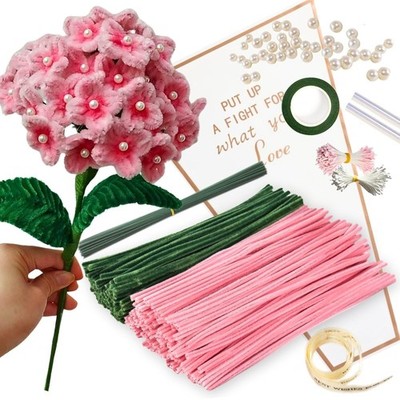 Bouquet Pipe Cleaner Set 150 Stück Farbenfroh Geschenkset Handmade