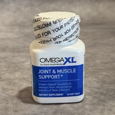 OmegaXL Green-Lipped Mussel Omega Fatty Acids Joint Muscle Support 60 Softgels