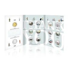 Thank You Gift NHS and Key Workers Collectable Charity 50p Coin - Complete Pack