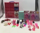 VTG 1993 Mattel Tara ToyBarbie Organizer Storage Carrying Case w/ Drawer & Shoes