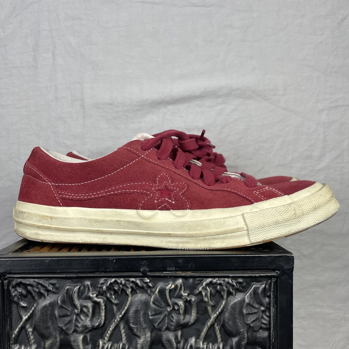Golf Le Fleur x Converse One Star Ox Mono Red for Sale