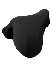 Tough 1 Saddle Cover English Fleece Lined Lycra Elastic Black 61-8913