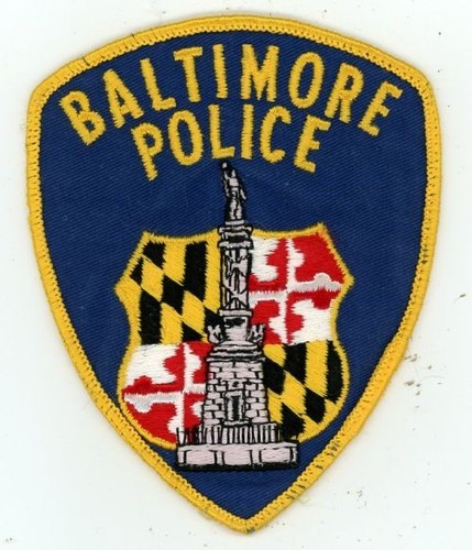 MARYLAND MD BALTIMORE POLICE NICE SHOULDER PATCH SHERIFF