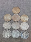 Terrific Lot Of 10 Morgan &Peace Dollars.  6 Morgan 4 Peace Assorted Dates