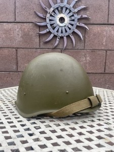 WWII Russian SSH-40 Helmet Original USSR Soviet Size 2 Medium