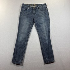 Kut from the Kloth Blue Katy High Rise Ankle Straight Leg Jeans Womens Size 6