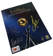 2016 NBA Finals Signed Program Cavs Iman Shumpert Jordan McRae Dahntay Jones CAS