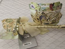 Disney Store Tiana Tiara Metal Wand Lights-New Princess