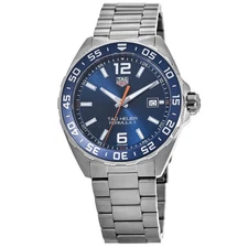 New Tag Heuer Formula 1 Quartz 43mm Blue Dial Steel Men's Watch WAZ1010.BA0842