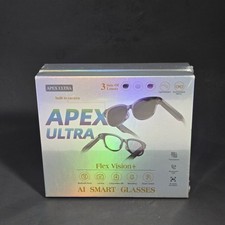 Apex Ultra Flex Vision+ AI Smart Glasses Factory Sealed Brand New In Box 