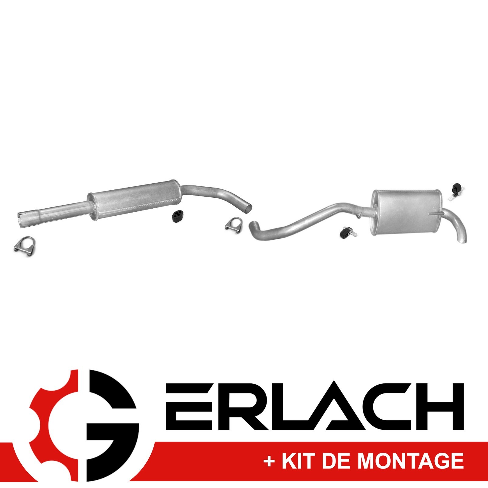 Echappement silencieux VW Lupo 1.4 16V pot arriere voiture essence 1763