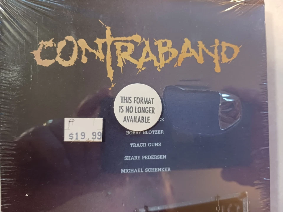 Contraband - Self-Titled (CD, 1991, Impact Records - LONG BOX RARE NEW SEALED - Image 3 of 4