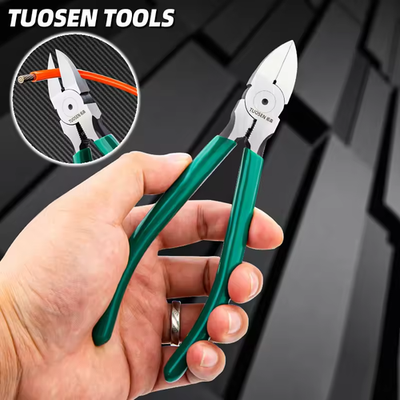 #ad 6 Inches Wire Cutters Heavy Duty Snips Flush Cut Side Cutters Pliers Metal Cutti $21.66