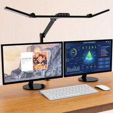 Led Desk Lamp with Clamp, Architect Desk Lamp for Home Office with Atmosphere Li
