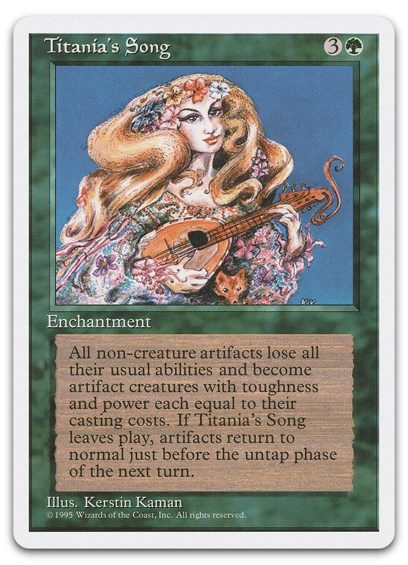 Titania's Song (LP) Fourth Edition 4ED Magic MTG