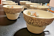 Transferware "Courting Scene" Tea Cups