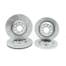 Für VW Golf Gti MK5 Edition 30 Gelocht Gerillt Vorne Ha Bremsscheiben 312m/282m