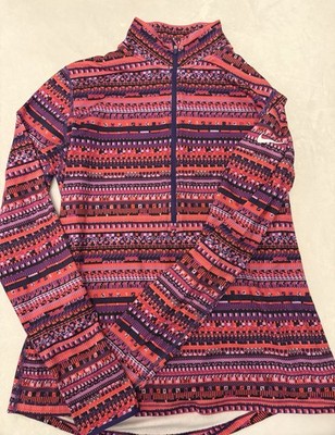 Nike Dryfit 1/2 Zip Multi Color Women's Size XL