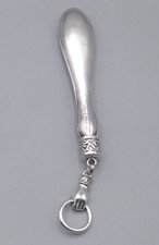 Antique Edwardian Sterling Silver  Keychain / Keyring  -  Birmingham 1919 (W8)