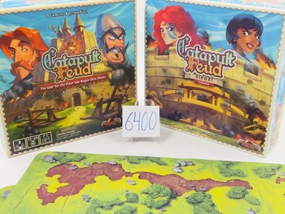 2021 Vesuvius Media Catapult Feud Kickstarter Base Game Bundle, Mats Expansion