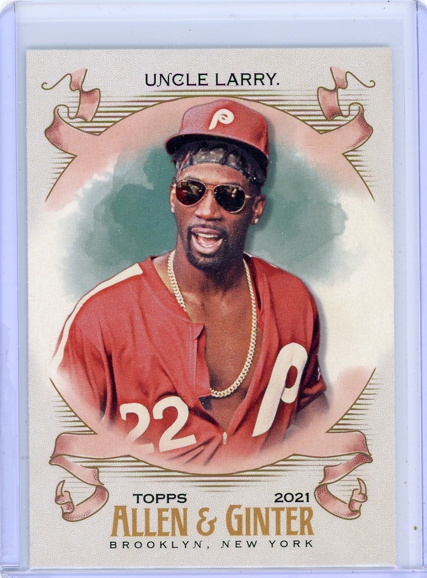 2021 Topps Allen & Ginter Uncle Larry Baseball Personality Base Paper Card #207