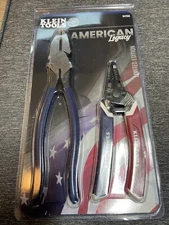 Klein Tools 94155 American Legacy Lineman Pliers and Klein-Kurve® Wire Stripper