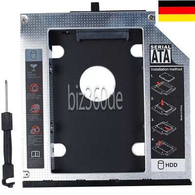 12,7 mm zweiter Festplatten-Caddy-Adapter für IBM Lenovo Thinkpad T420 T430 T530