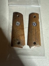Vintage Colt Grips Brown Wood 