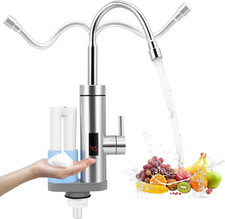 Rubinetto Elettrico Con Scaldabagno Istantaneo, 220 V, 3000 W, Rotazione 360°