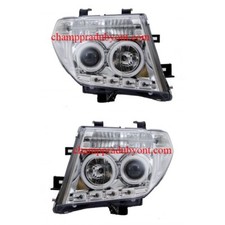 FR Side Projector Head Light Lamp Assembly Fits For Nissan Navara D40 2007-2013