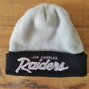 los angeles raiders beanie