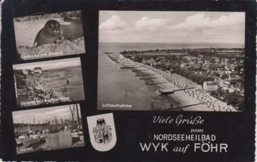 Wyk auf Föhr - 4 Ansichten - 50er Jahre - Bild 1 von 1