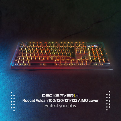 Decksaver Schutzhülle für Roccat Vulcan Pro, 100/120/121/122 AIMO Tastatur