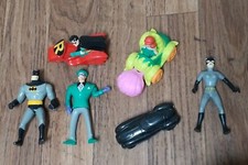 Vintage 1993 McDonald's Batman The Animated Series Happy Meal Lot of 6 Figures