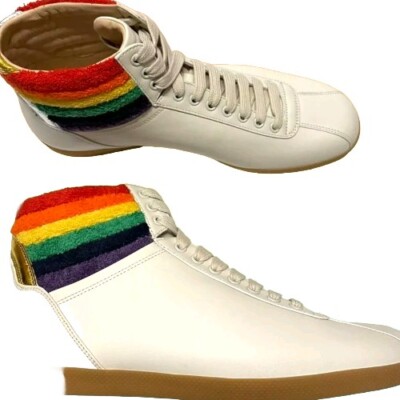 GUCCI Sneakers Men\'s 7.5 Bambi High Tops Rainbow Pride Authentic Designer s-l400.jpg main image 2