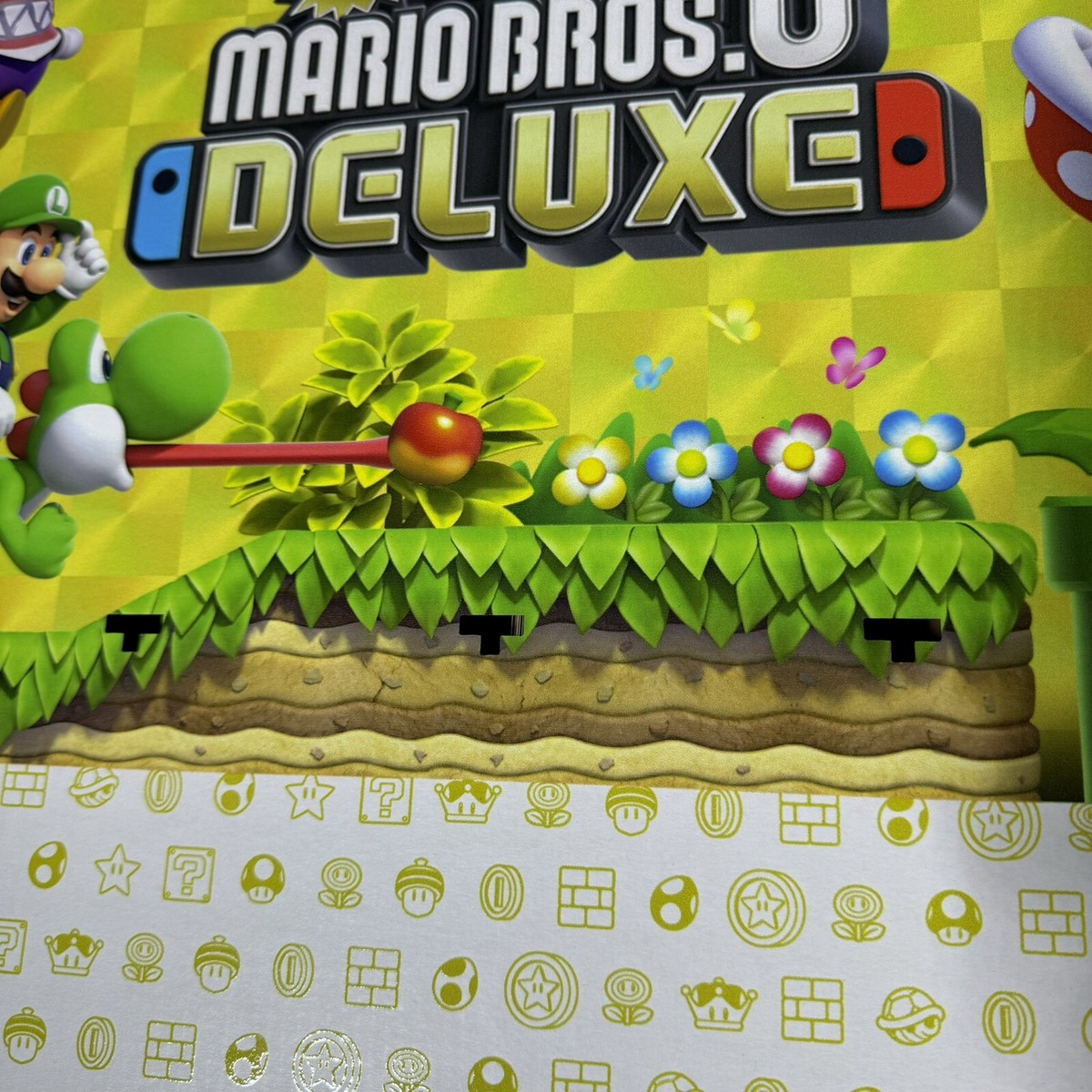 Super Mario Bros U Deluxe Nintendo Switch Promo Display Box