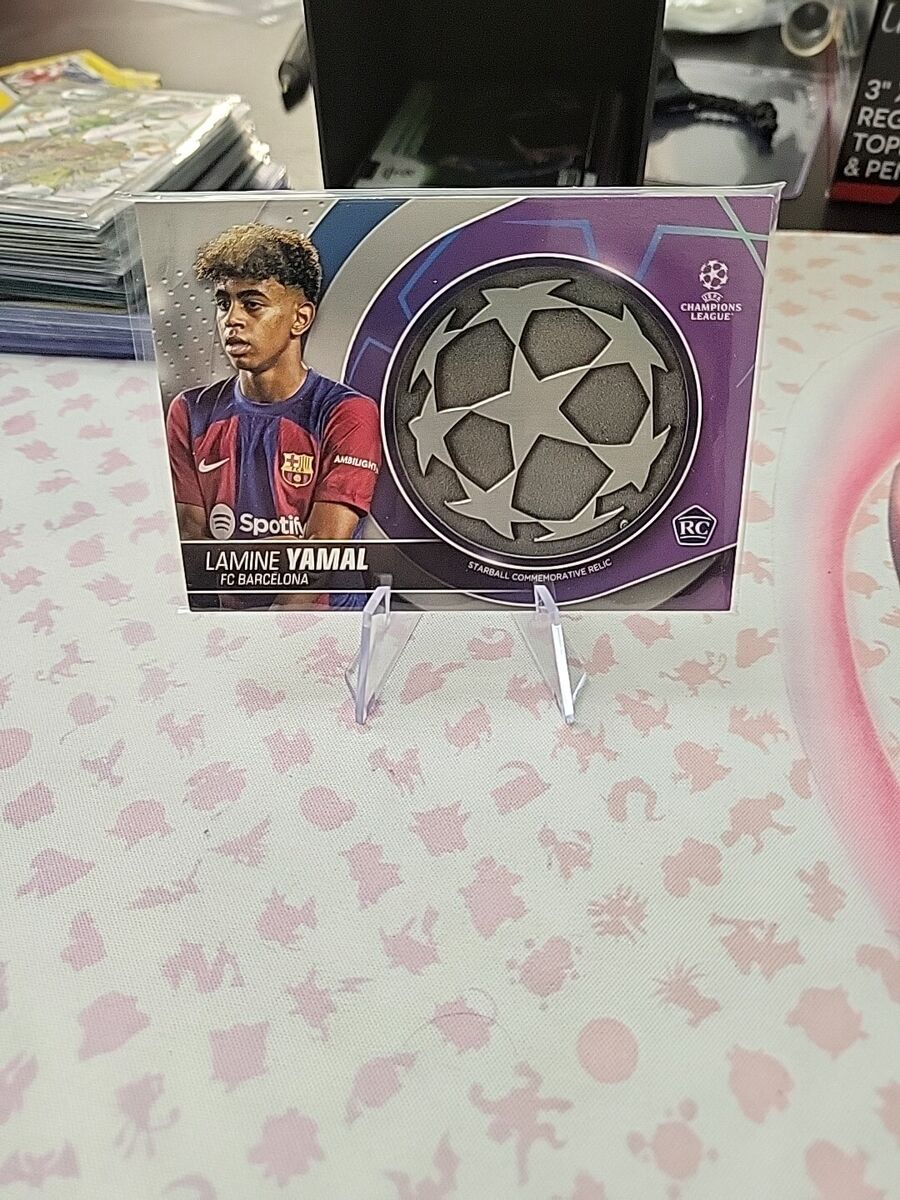 2023-24 Topps UEFA Club Competitions #SC-LY LAMINE YAMAL RC 2023-24 Topps UEFA Club Competitions #SC-LY LAMINE YAMAL RC