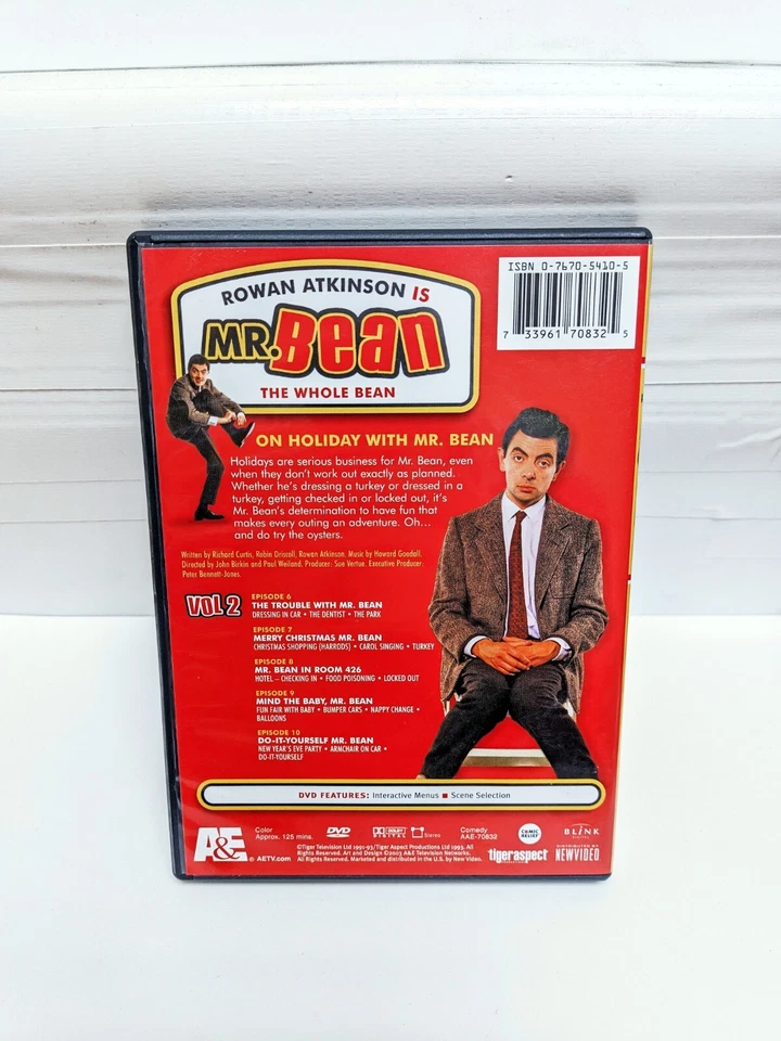 The Best Of Mr. Bean: Volume 2 (DVD, 2003) Rowan Atkinson RARE OOP HTF MINT - Image 2 of 3