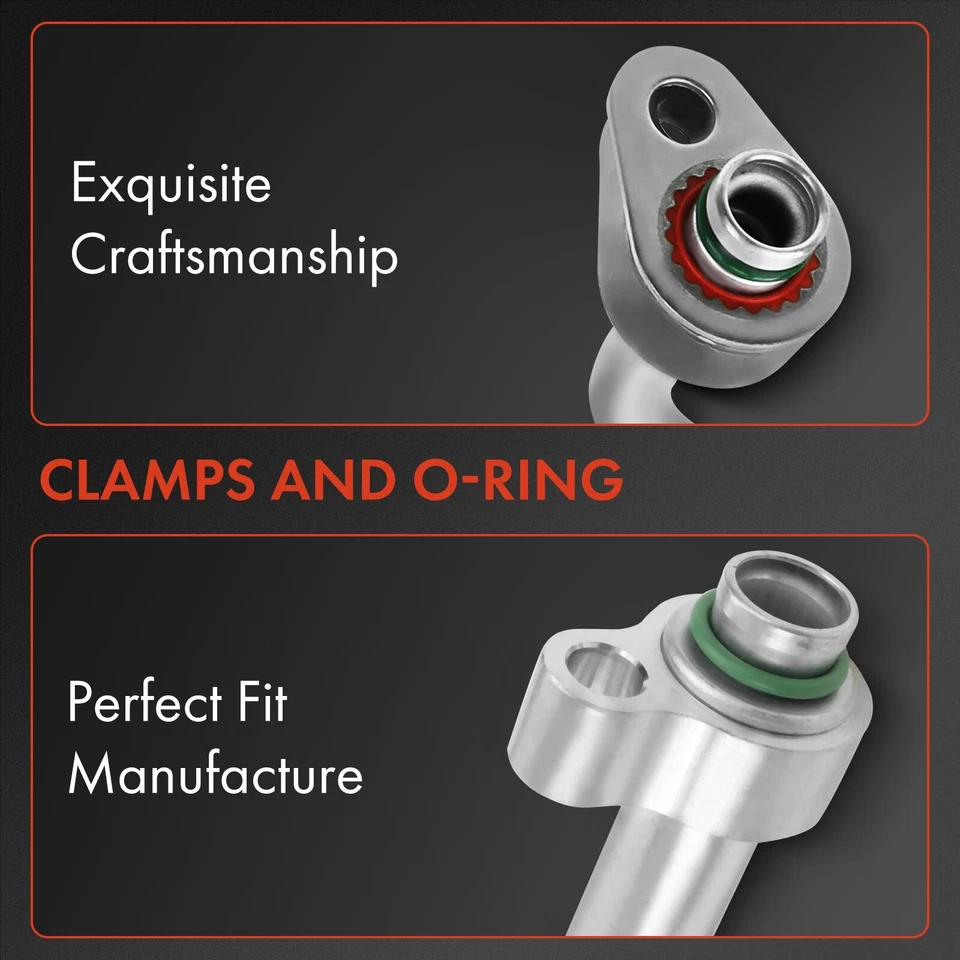 A/C Suction & Discharge Line Hose Assembly for Ford Explorer 2006-2010 Mercury - Image 3 of 4