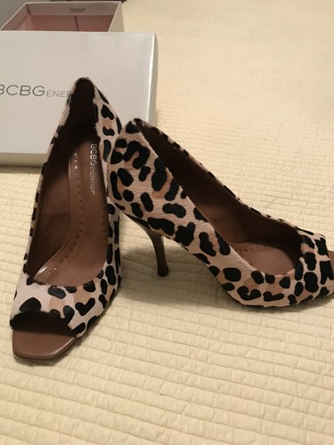 BCBG Stiletto Heels - Leopard Print 