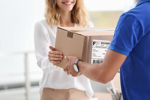 50 - 1000 Shipping Label 8.5 x 5.5 Half Sheet 2 Per Sheet Self Adhesive Labels - Picture 8 of 9
