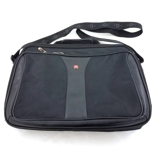 Swiss Army Computadora De Nylon Negro Estilo Hombro Mensajero Bolsa Maletín  para portátil | eBay
