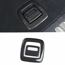 For BMW X5 19-21 Steel Carbon Fiber Back Door Tailgate Handle Switch Cover Trim