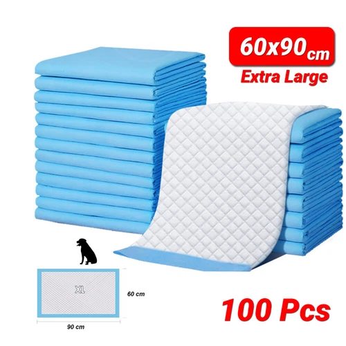 60x90cm 60x60cm XL/L Puppy Dog Training Pads Pet Toilet Pee Pads Mat Absorbent - Picture 9 of 22