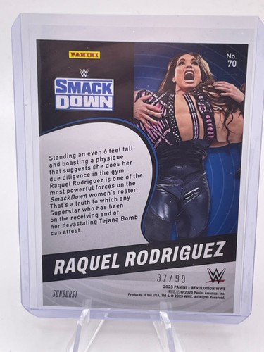 2023 WWE - Revolution - Sunburst /99 - #70 Raquel Rodriguez - Imagen 2 de 2