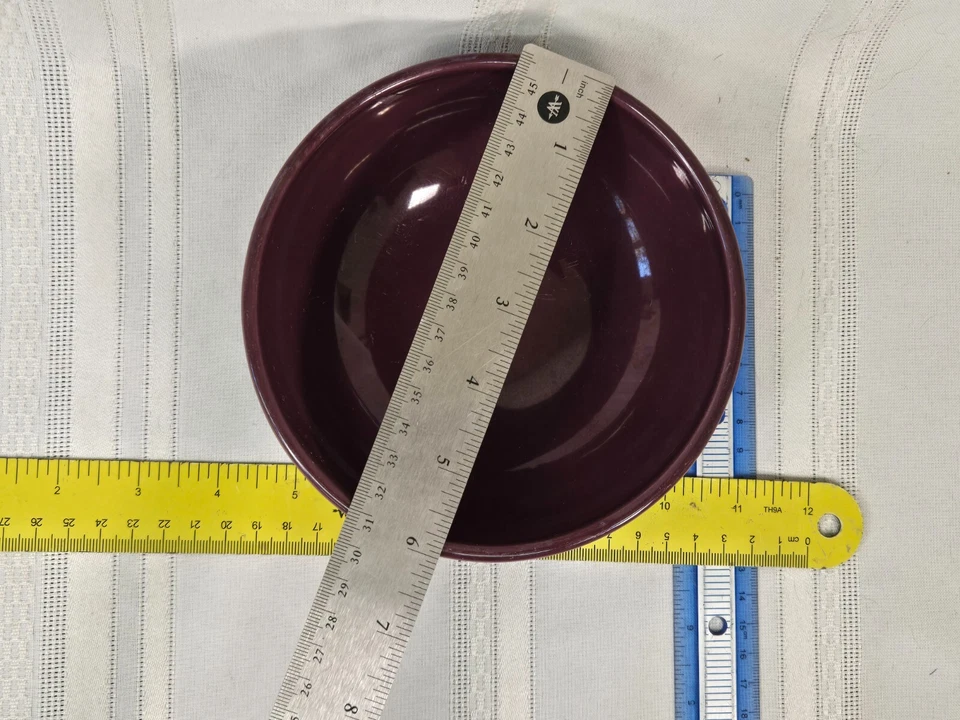 Emile Henry France Salad or Soup Bowl 6" Fig Purple - Image 3 of 4